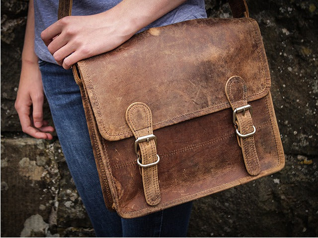 11 Inch Leather Satchel, £47.50
