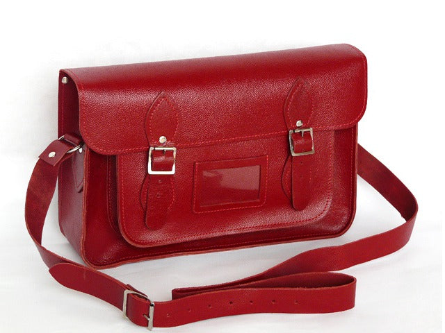14.5 Inch Classic Leather Satchel, £76
