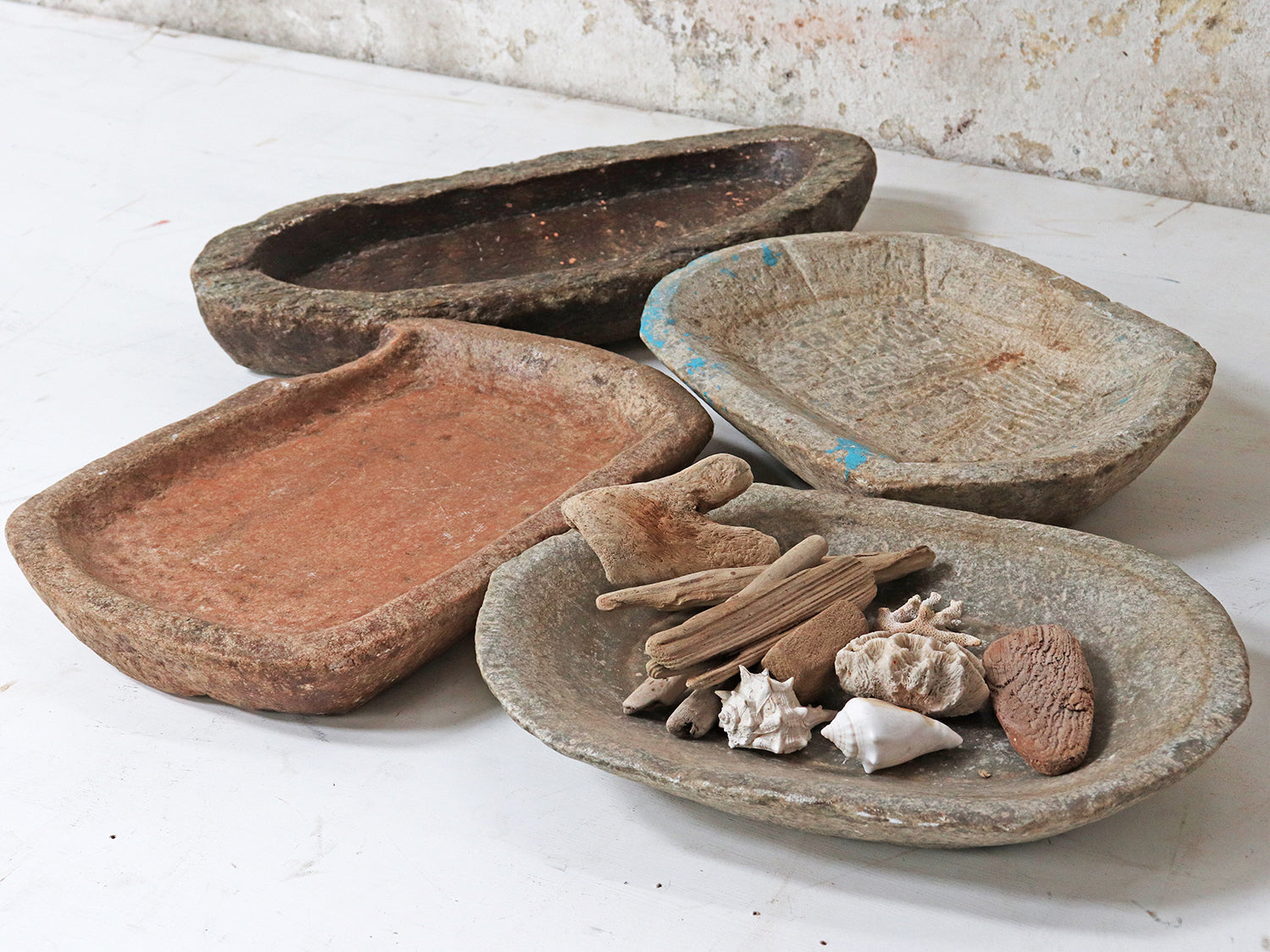 Cottagecore edit: Old stone bowls 