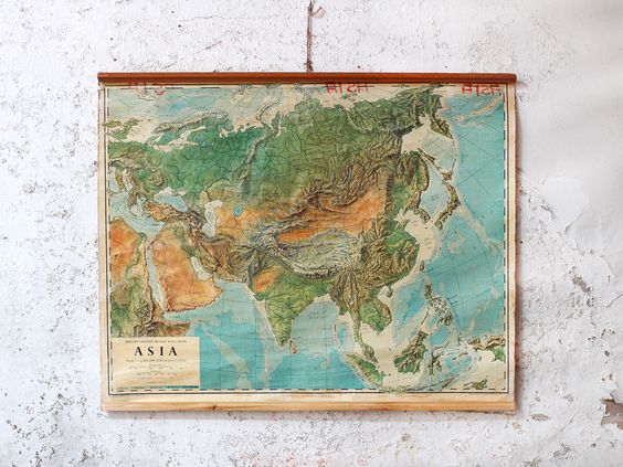 Vintage Map Scaramanga