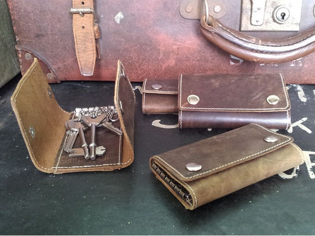 Leather Keyring Case, £10
