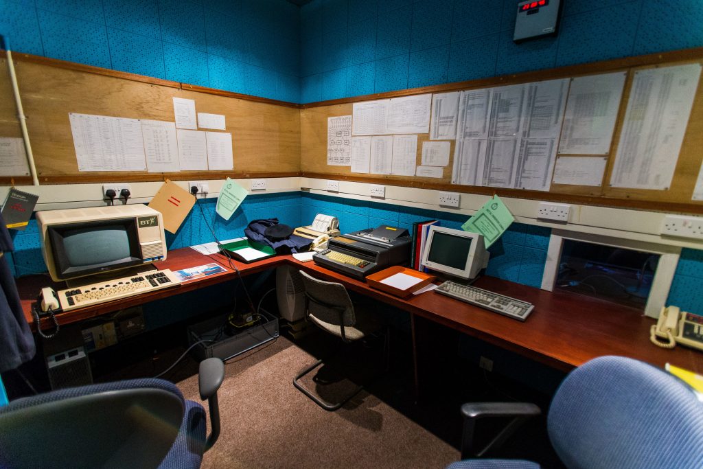 Dundee nuclear bunker with communications equipment