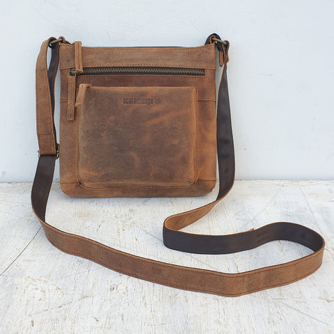 New Handmade leather crossbody bag for women