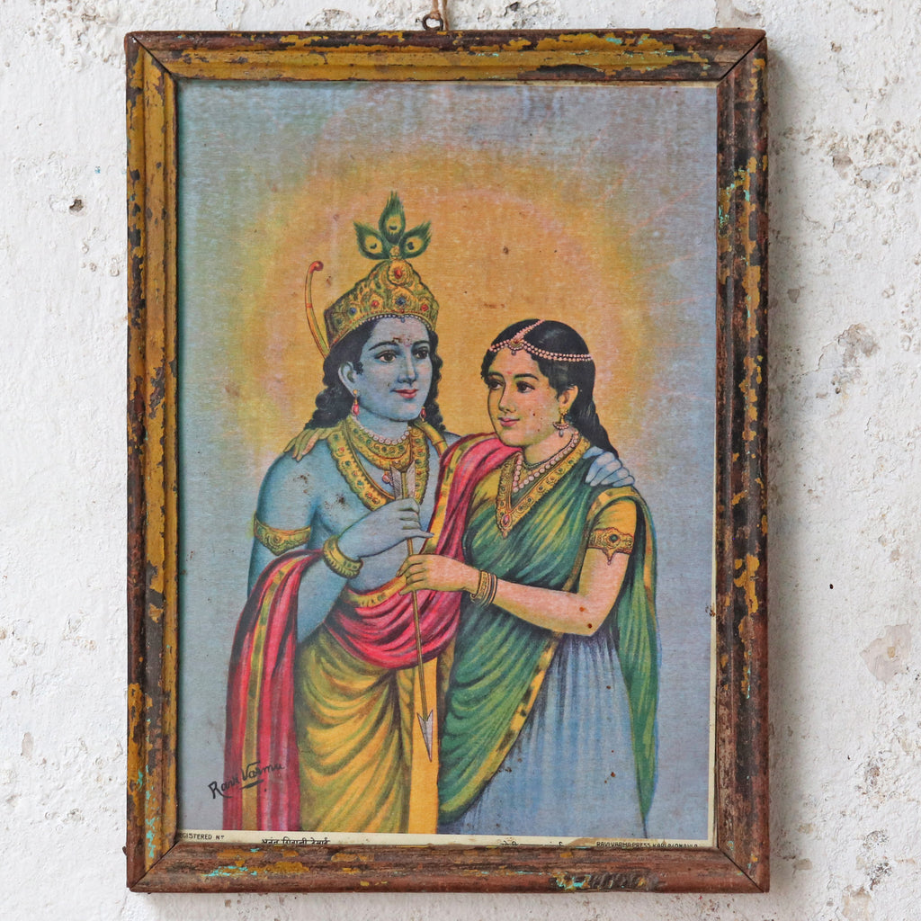 Ravi Varma - Radha and Lord Krishna