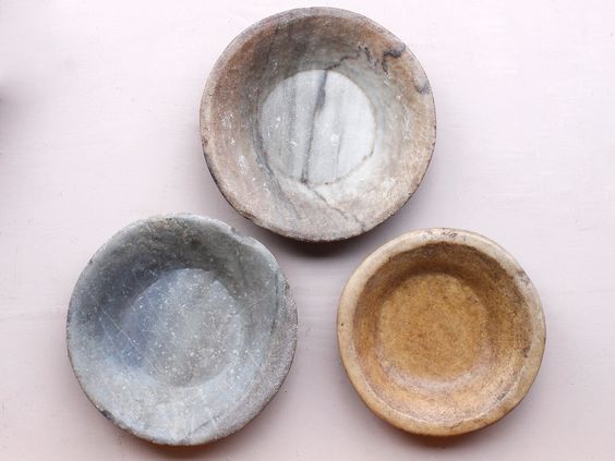 Rustic Stone Bowls by Scaramanga