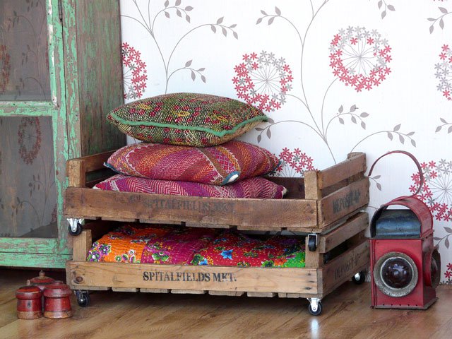 Vintage Apple Crates, £82.50 for a set of three