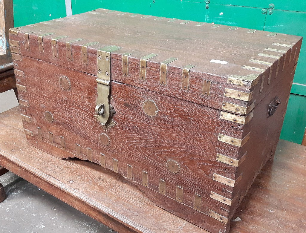 old wooden chest