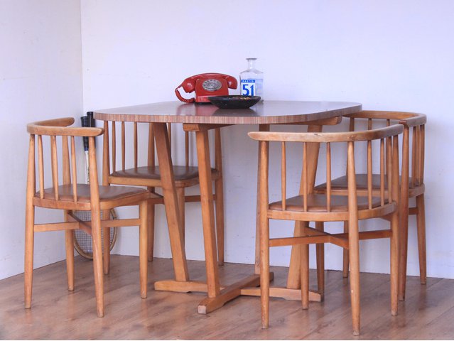 Retro Formica Table and Chairs, £325