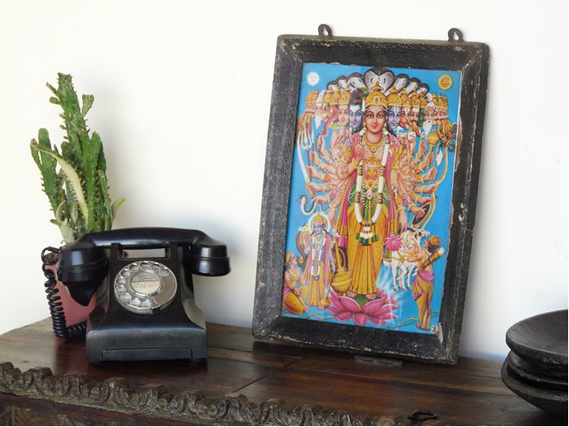 Framed Vintage Indian Print, £75