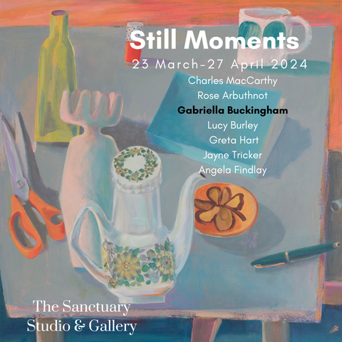 still moments an exhibition of art inspired by still life including the work of gabriella Buckingham