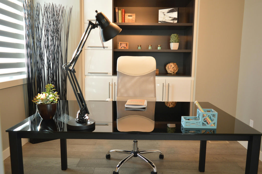 Home Office with Chair and Desk