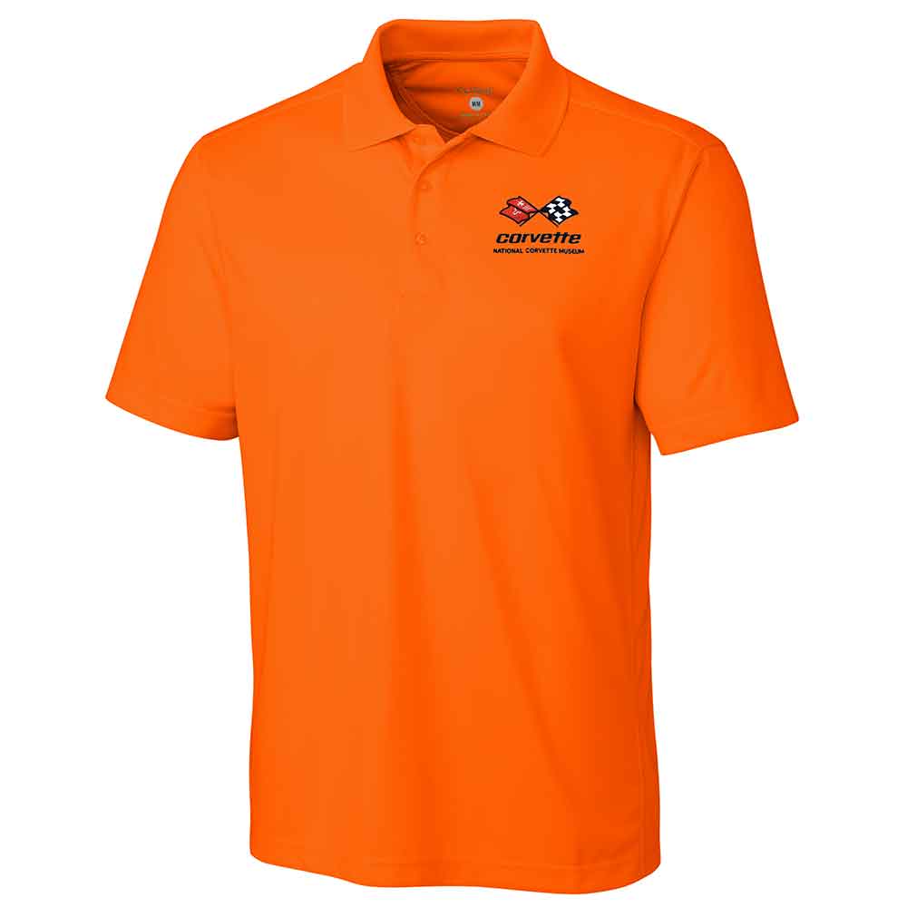 C3 Corvette Men's Orange Ice Polo