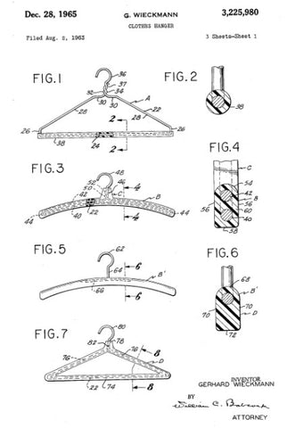 Ear;y Clothes Hanger Designs