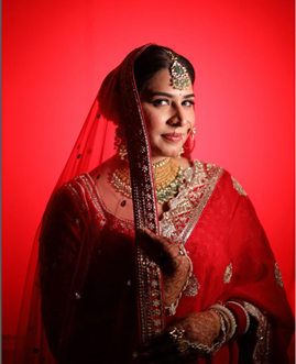 rimani mahajan’s client gets a  bridal makeover