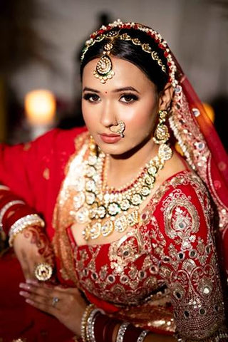 mahima gulati’s client gets a bridal makeover
