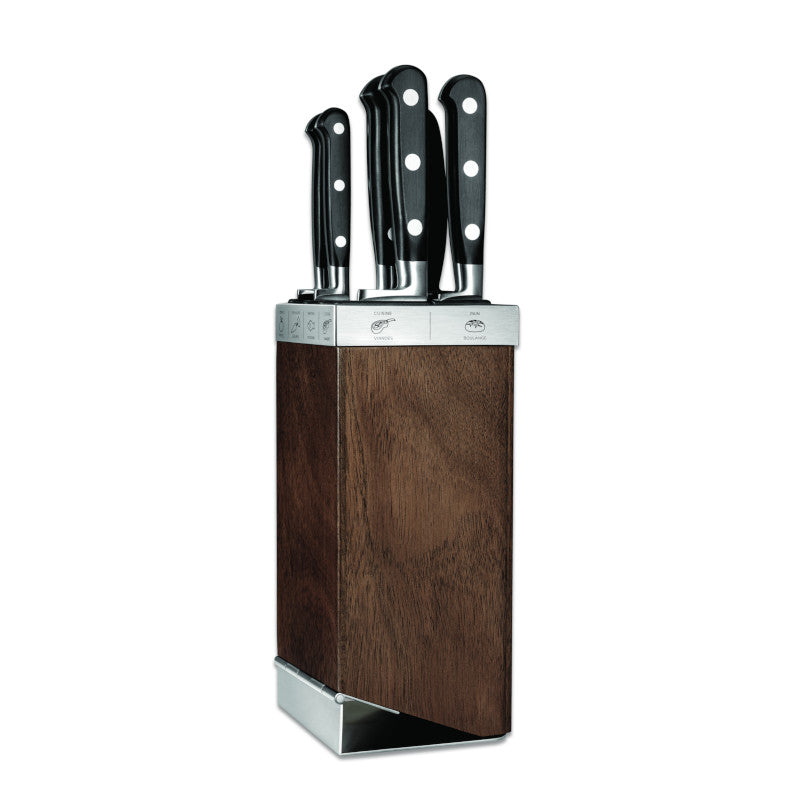 Georges 5-Knife Block Set, Brown