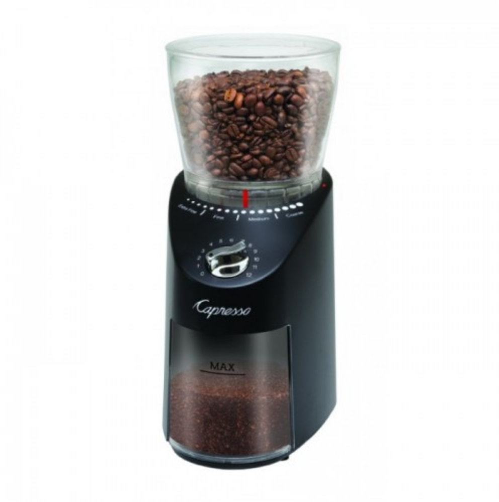 CoffeeTEAM PRO Glass Coffee Maker & Conical Burr Grinder Capresso