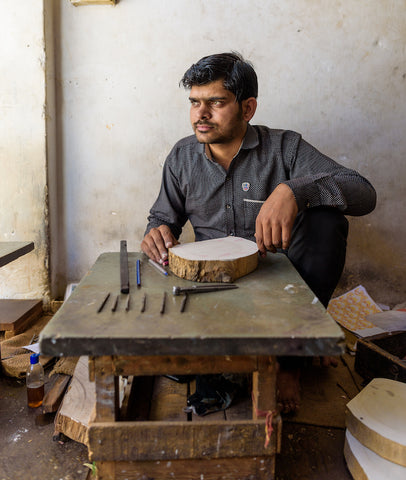 Block Carving in Jaipur India