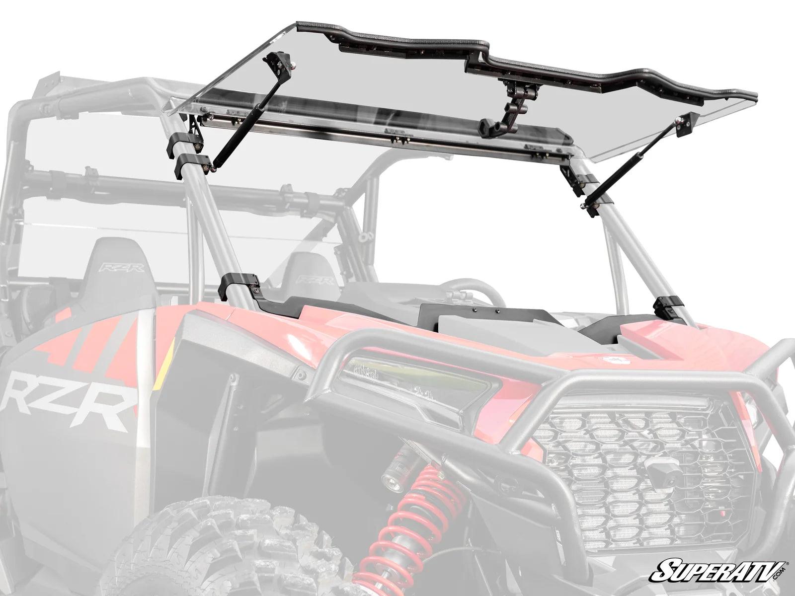 Polaris RZR XP Scratch-Resistant Flip Windshield