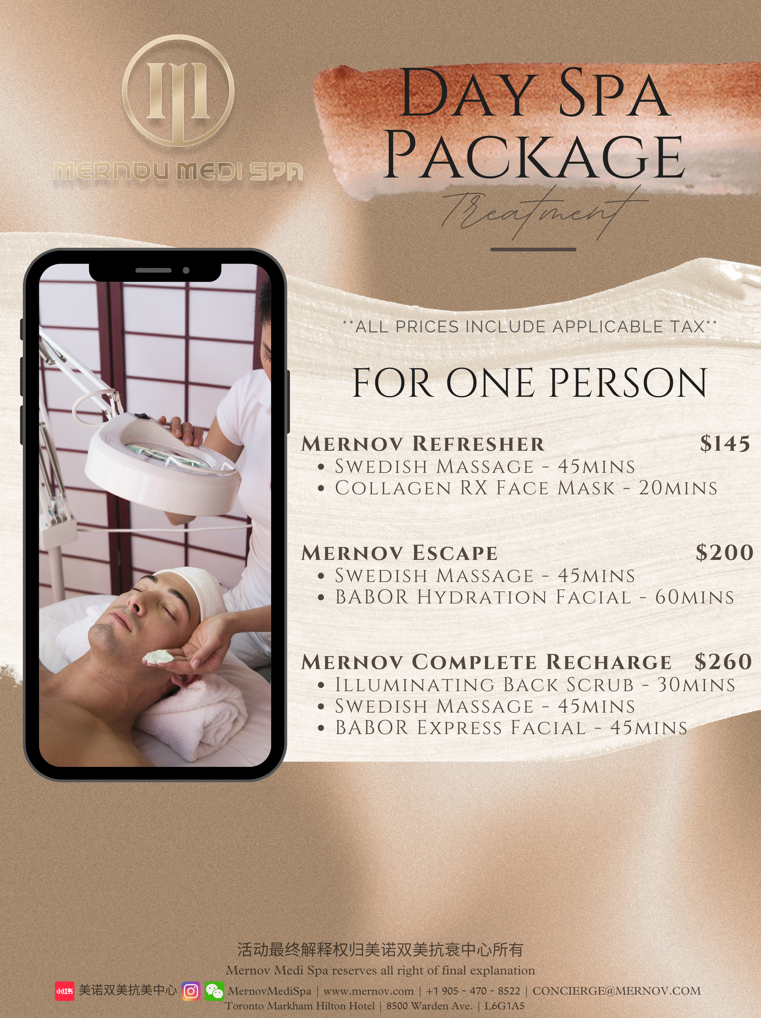 Day Spa Package for 1