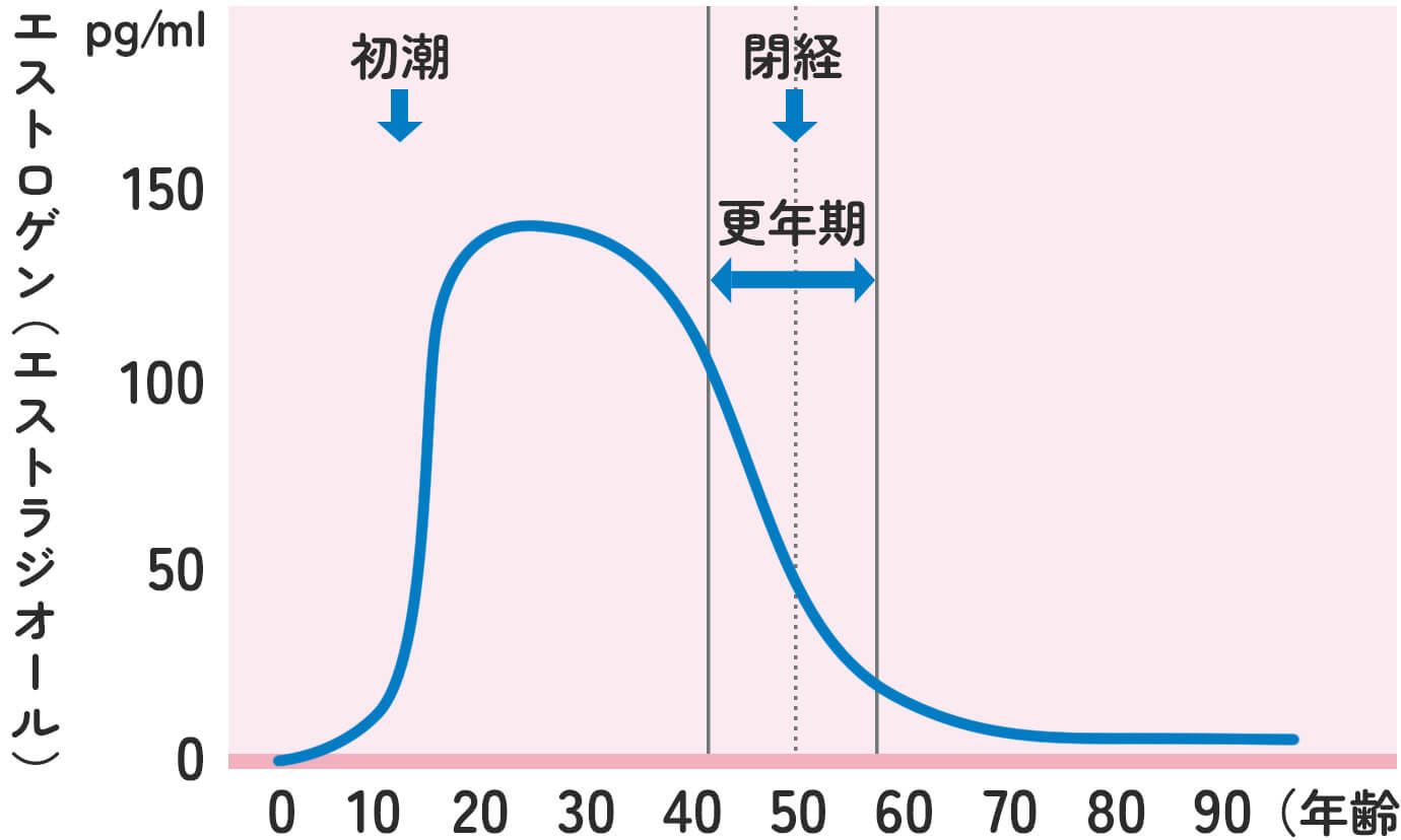 女性ホルモンの変化