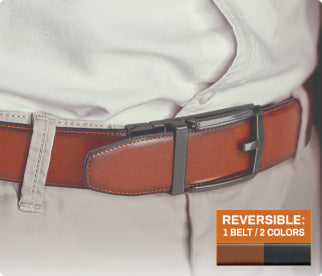 Brown Leather Belt Without Holes Adjustable Belts