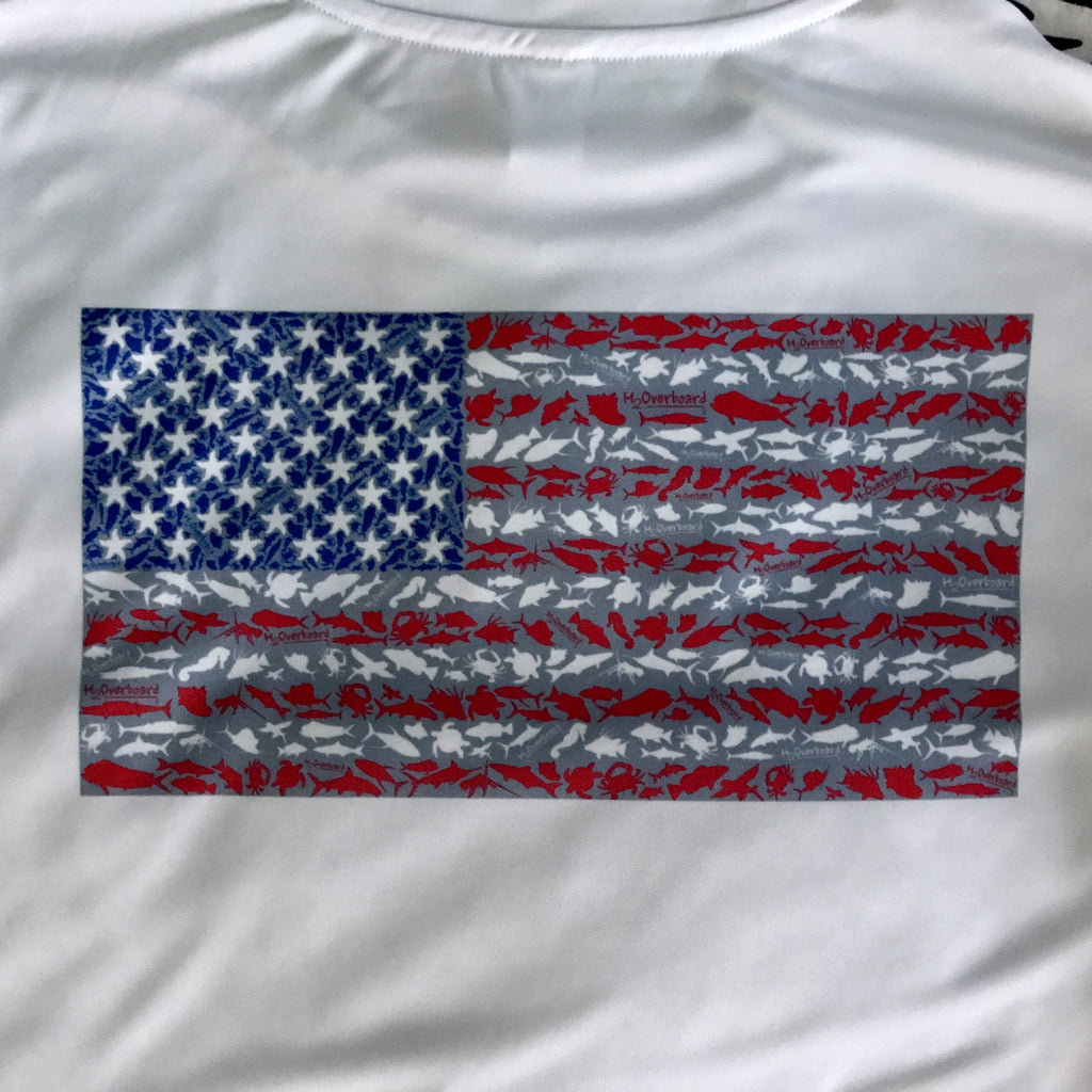 American Flag Performance Shirt – H2Overboard