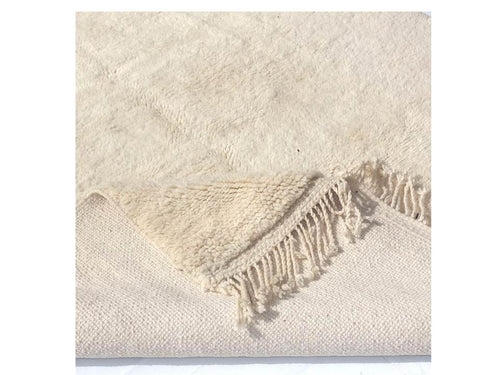 Beni Ourain Rug - Uni White Color