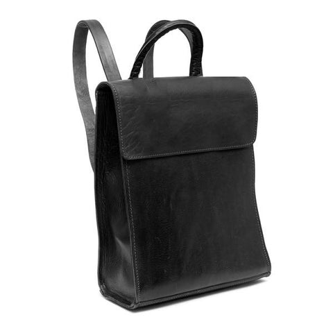 Leather Backpack - Black