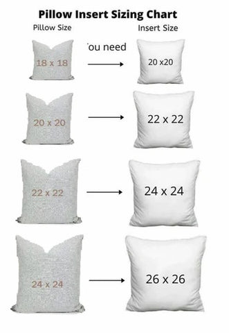 Pillow Insert Size Guide