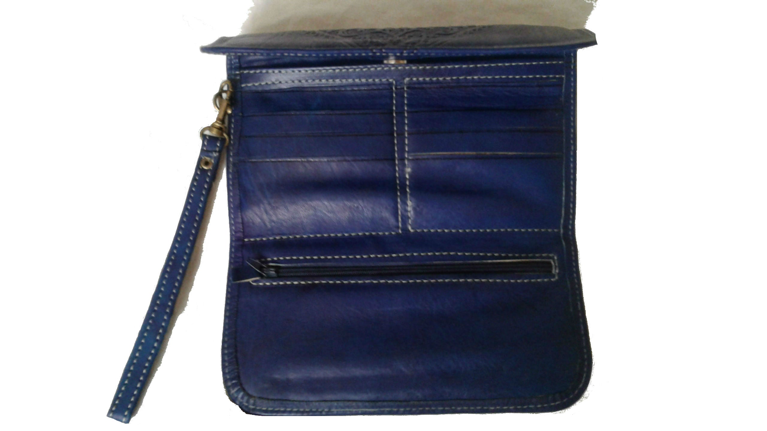 Club Morocco Wallet - Blue - Wristlet – Moroccan Corridor®