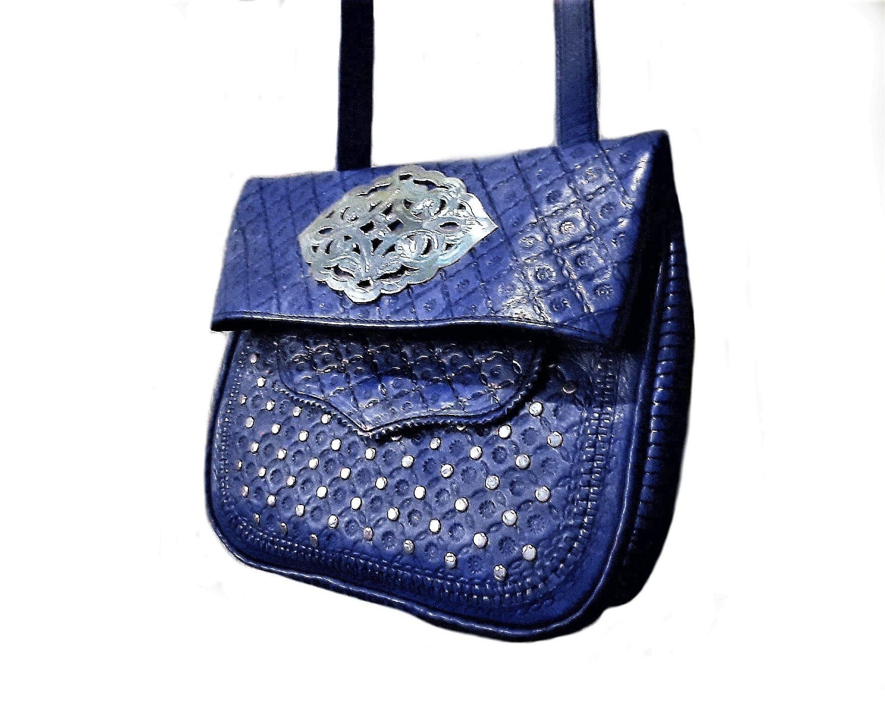 Women’s Ripple Embossing Double Top Handle Bag - Star Town