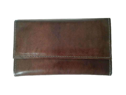 Club Morocco Wallet - Simple - Brown | Leather Wallet By Moroccan Corridor®