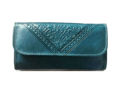Club Morocco Wallet - Turquoise - Wristlet