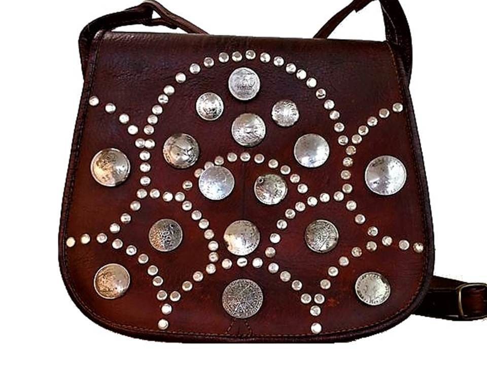 Studded Leather Bag 