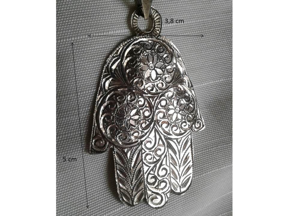 Hamza Pendant - Hand of Fatima | Moroccan Jewelry By Moroccan Corridor®