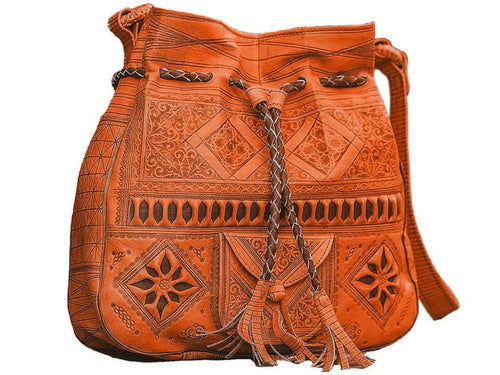 Heritage Tote - Bucket Bag - Orange
