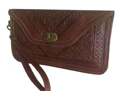 Kharrazine Clutch - Brown