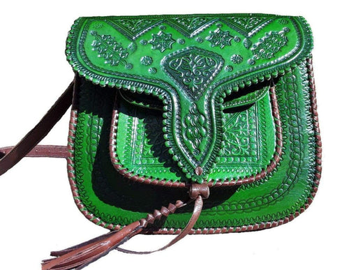 LSSAN Handbag - Green - Heart