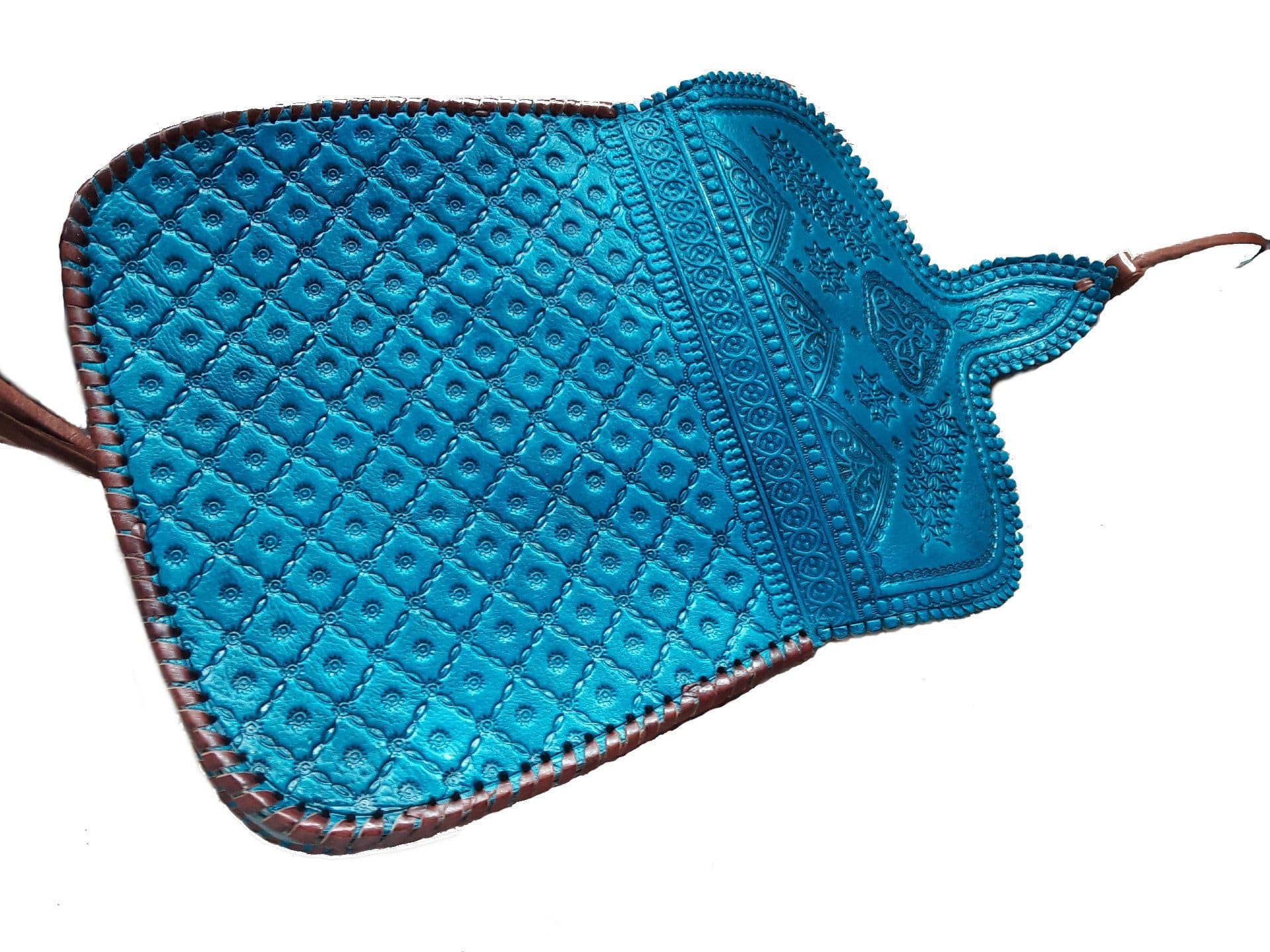 LSSAN Handbag - Large size - Turquoise - Square