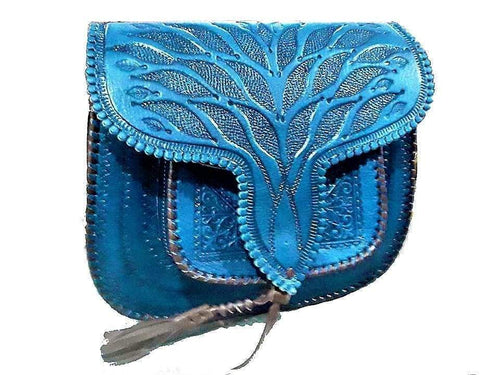 LSSAN Handbag - Turquoise - Palm