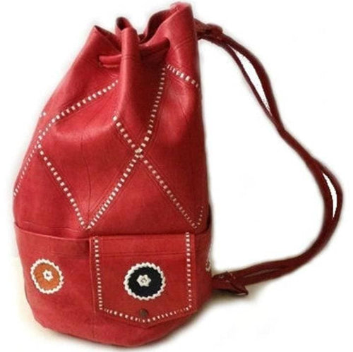 M'dina Bucket Bag - Red