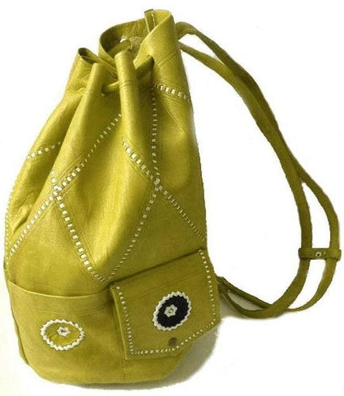 M'dina Bucket Bag - Yellow