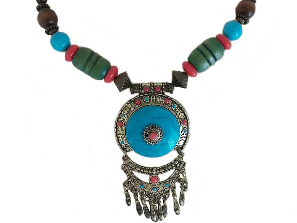 1) Tribal Necklace - Ocean Moroccan Jewelry By Moroccan Corridor®