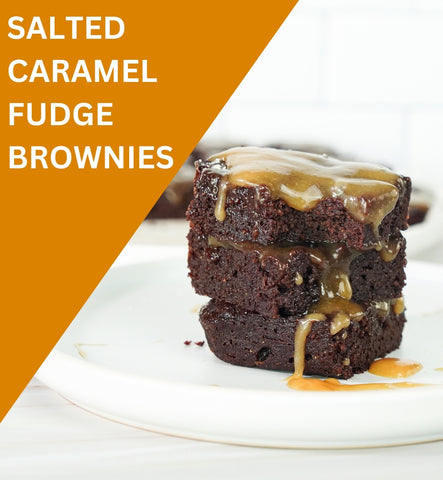 Salted Caramel Fudge Brownies