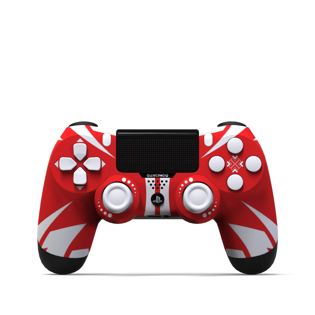 all red ps4 controller