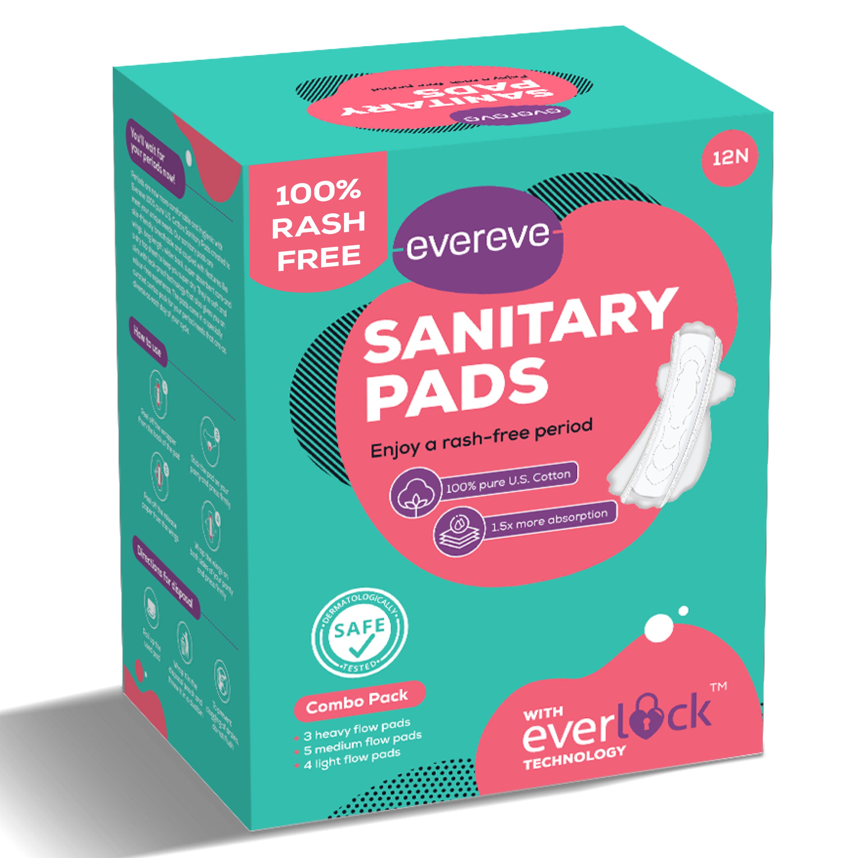 Cotton Sanitary Pads - Rashfree Women Pads by