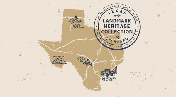 Texas Standard Landmark Heritage Collection Map