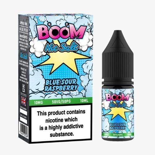 Boom Nic Salt 10ml E-Liquids - Pack Of 5 - Vape Villa