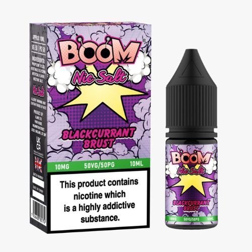 Boom Nic Salt 10ml E-Liquids - Pack Of 5 - Vape Villa